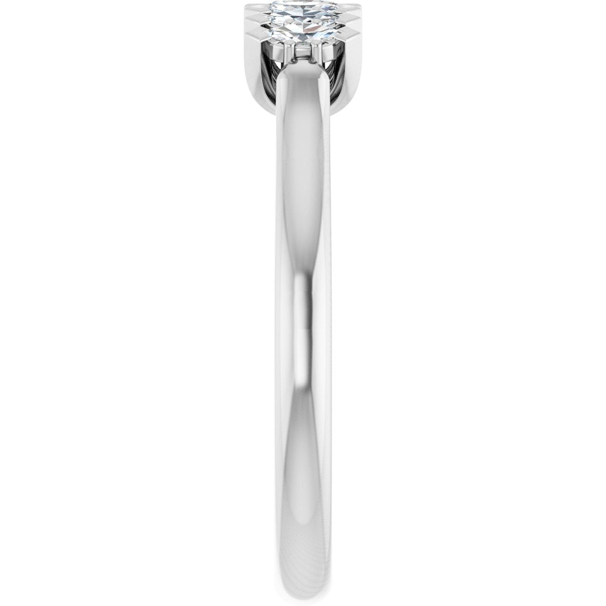 1/4 Ctw Marquise Lab-Grown Diamond Anniversary Band - White Gold - Lab Grown Diamond