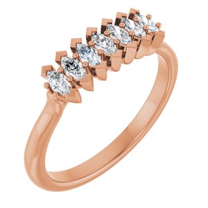 1/3 Ctw Marquise Lab-Grown Diamond Anniversary Band