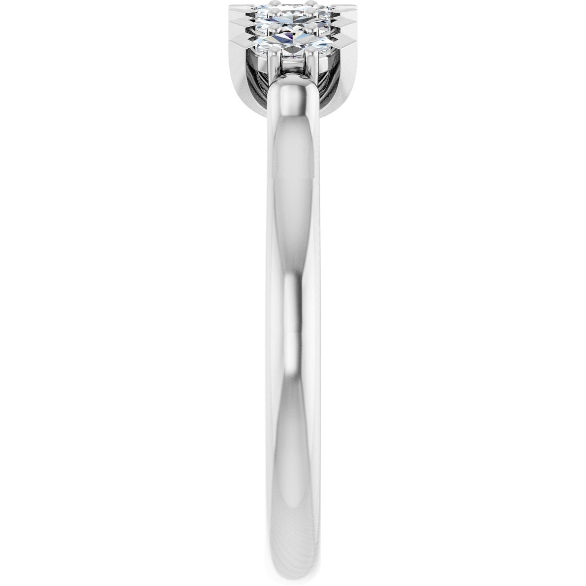 1/3 Ctw Marquise Lab-Grown Diamond Anniversary Band - White Gold - Lab Grown Diamond