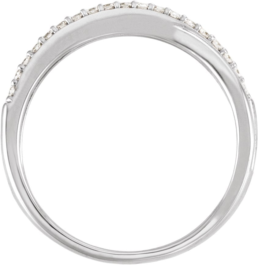 1/3 Ctw Lab-Grown Diamond Anniversary Band - White Gold - Lab Grown Diamond