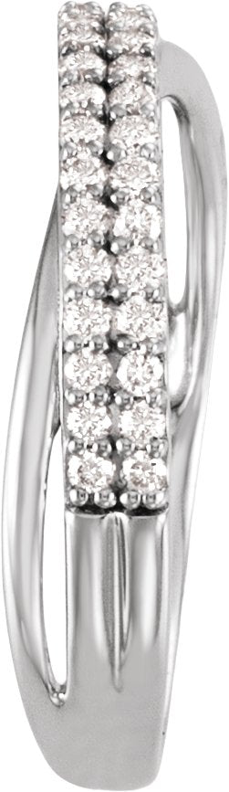 1/3 Ctw Lab-Grown Diamond Anniversary Band - White Gold - Lab Grown Diamond