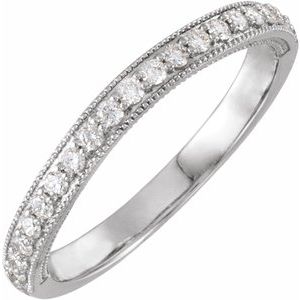 1/4 Ctw Lab-Grown Diamond Anniversary Band