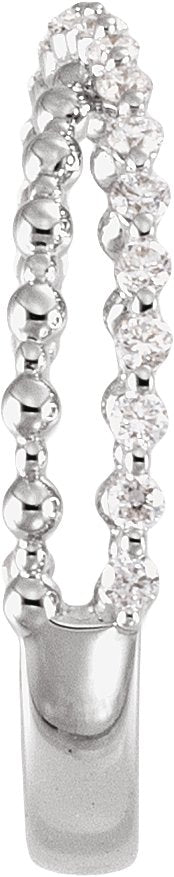1/4 Ctw Lab-Grown Diamond Anniversary Band - White Gold - Lab Grown Diamond