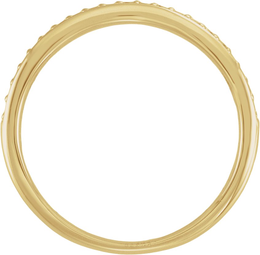 1/6 Ctw Lab-Grown Diamond Anniversary Band - Yellow Gold - Lab Grown Diamond