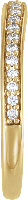 1/6 Ctw Lab-Grown Diamond Anniversary Band - Yellow Gold - Lab Grown Diamond