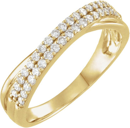 1/3 Ctw Lab-Grown Diamond Anniversary Band