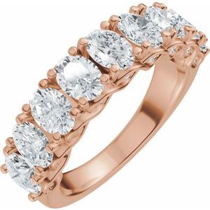 2 1/3 Ctw Oval Lab-Grown Diamond Anniversary Band