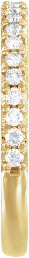 1/5 Ctw Lab-Grown Diamond Anniversary Band - Yellow Gold - Lab Grown Diamond