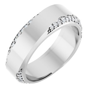 1/3 Ctw Lab-Grown Diamond Wedding Band