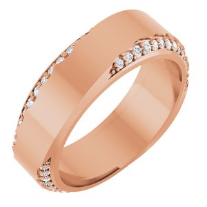 1/3 Ctw Lab-Grown Diamond Wedding Band