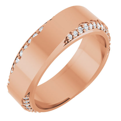 1/3 Ctw Lab-Grown Diamond Wedding Band