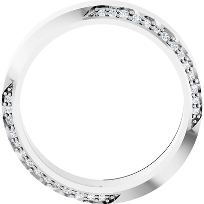 1/3 Ctw Lab-Grown Diamond Wedding Band - White Gold - Lab Grown Diamond