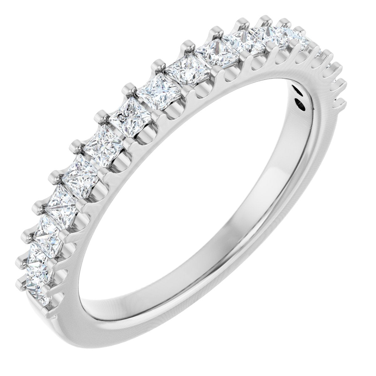 5/8 Ctw Square Lab-Grown Diamond Anniversary Band