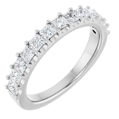 1 1/8 Ctw Square Lab-Grown Diamond Anniversary Band