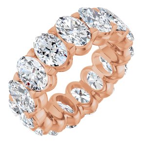 6 Ctw Oval Lab-Grown Diamond Eternity Band