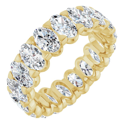 4 1/3 Ctw Oval Lab-Grown Diamond Eternity Band