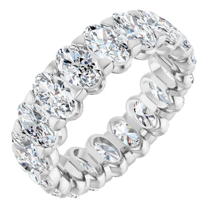 4 1/3 Ctw Oval Lab-Grown Diamond Eternity Band