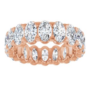 4 1/3 Ctw Oval Lab-Grown Diamond Eternity Band