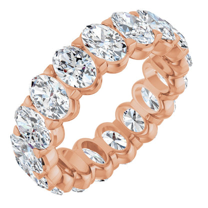 6 3/4 Ctw Oval Lab-Grown Diamond Eternity Band
