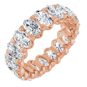 4 1/3 Ctw Oval Lab-Grown Diamond Eternity Band