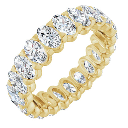 5 Ctw Oval Lab-Grown Diamond Eternity Band