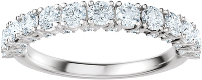 1 Ctw Lab-Grown Diamond Anniversary Band - White Gold - Lab Grown Diamond