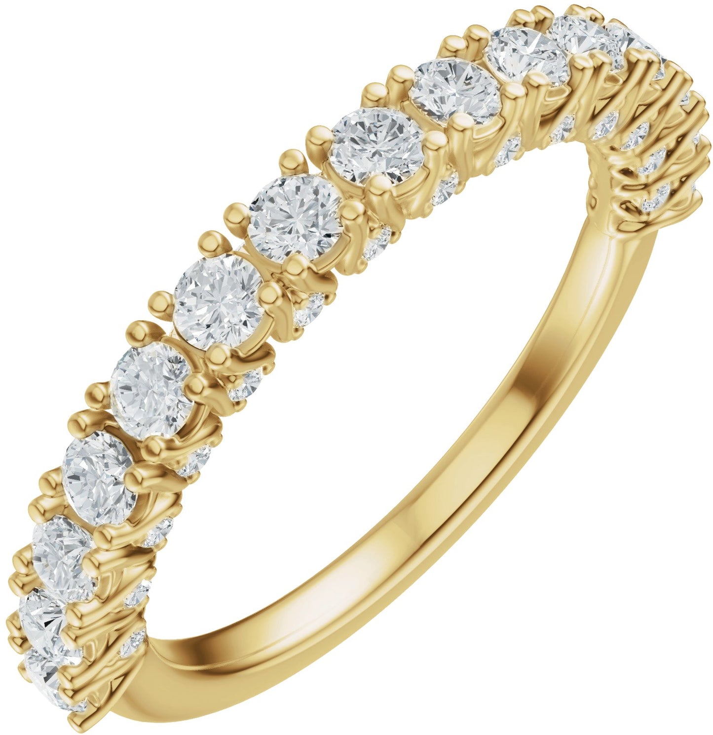 7/8 Ctw Lab-Grown Diamond Anniversary Band