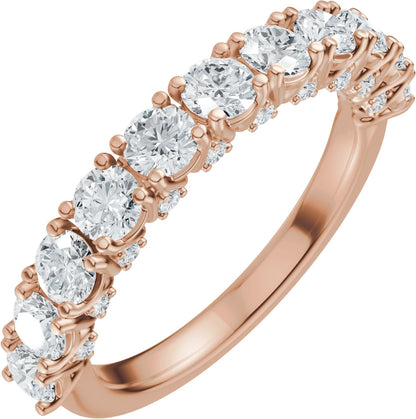 1 1/5 Ctw Lab-Grown Diamond Anniversary Band