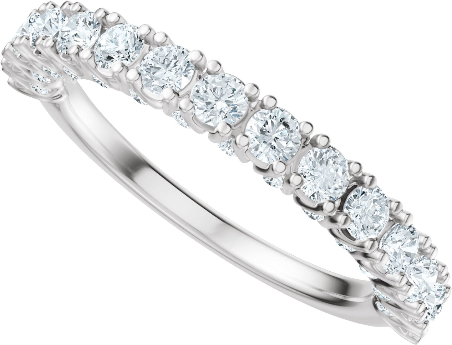 7/8 Ctw Lab-Grown Diamond Anniversary Band - White Gold - Lab Grown Diamond