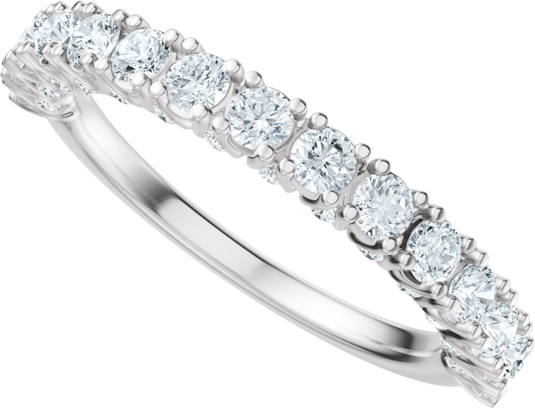 7/8 Ctw Lab-Grown Diamond Anniversary Band - White Gold - Lab Grown Diamond