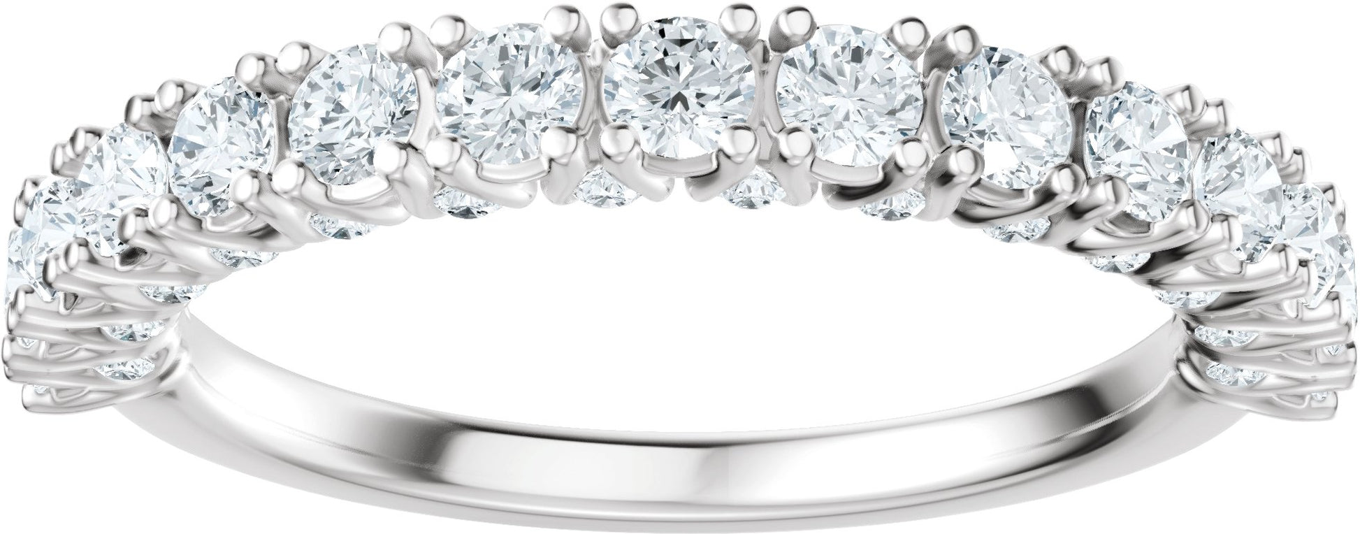 7/8 Ctw Lab-Grown Diamond Anniversary Band - White Gold - Lab Grown Diamond