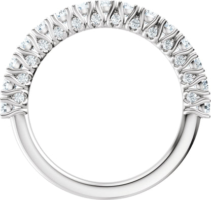 7/8 Ctw Lab-Grown Diamond Anniversary Band - White Gold - Lab Grown Diamond