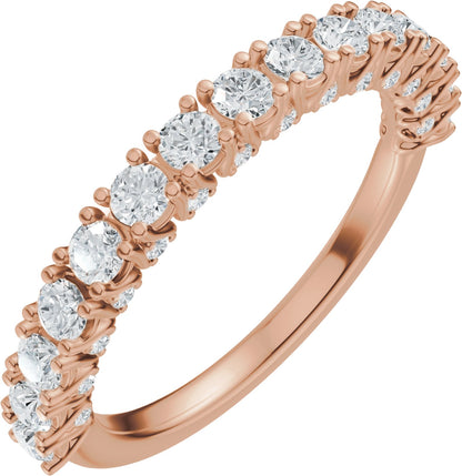 7/8 Ctw Lab-Grown Diamond Anniversary Band
