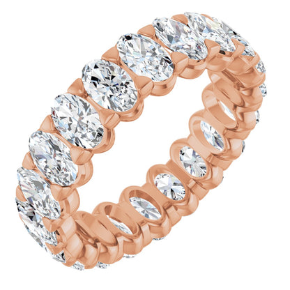 4 3/4 Ctw Oval Lab-Grown Diamond Eternity Band