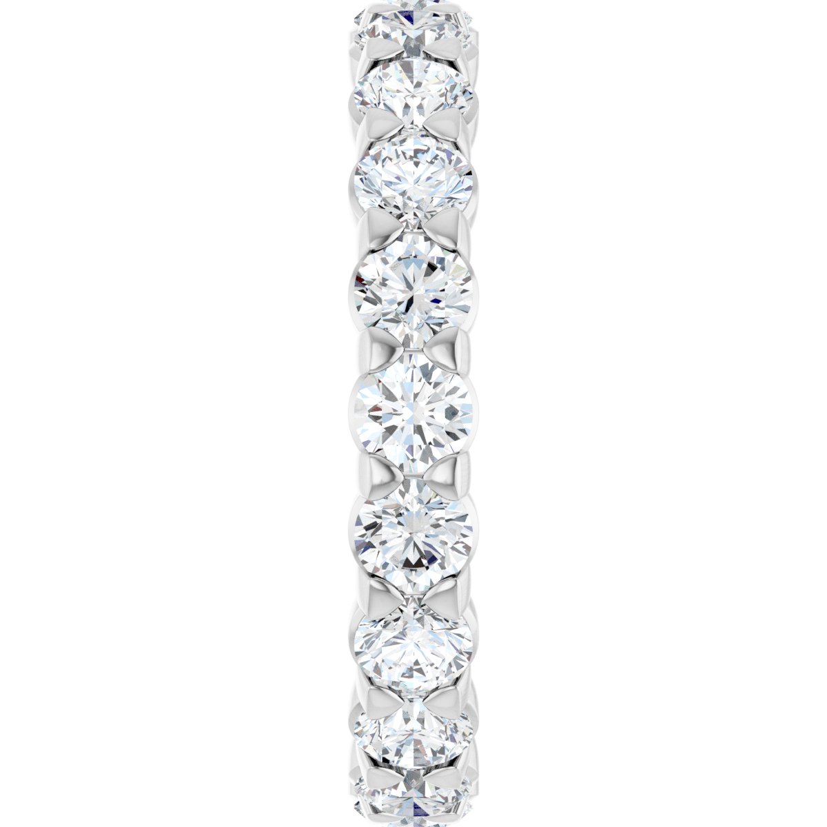 1 1/2 Ctw Lab-Grown Diamond Eternity Band - White Gold - Lab Grown Diamond