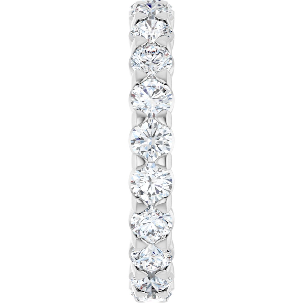 1 5/8 Ctw Lab-Grown Diamond Eternity Band - White Gold - Lab Grown Diamond