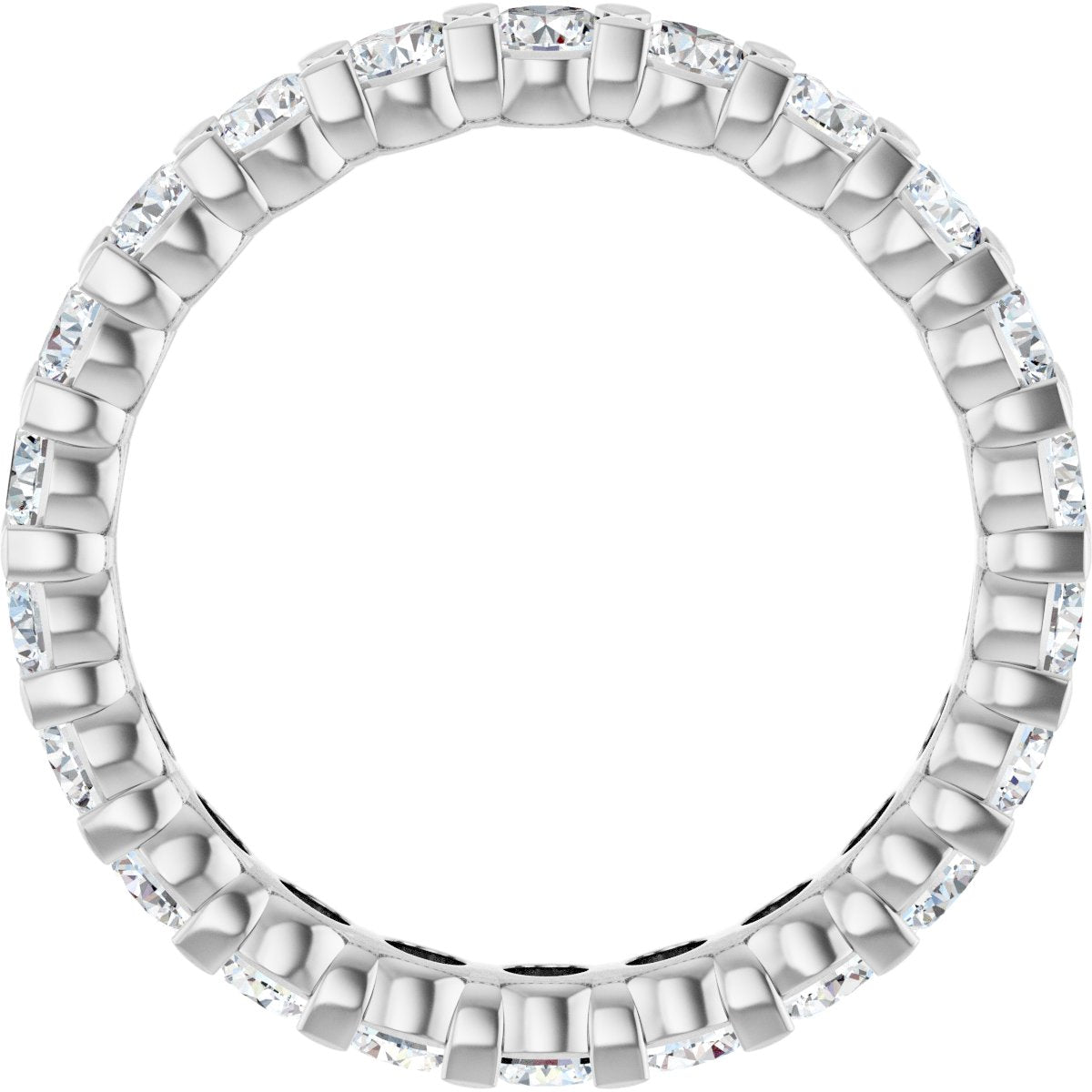 1 3/4 Ctw Lab-Grown Diamond Eternity Band - White Gold - Lab Grown Diamond