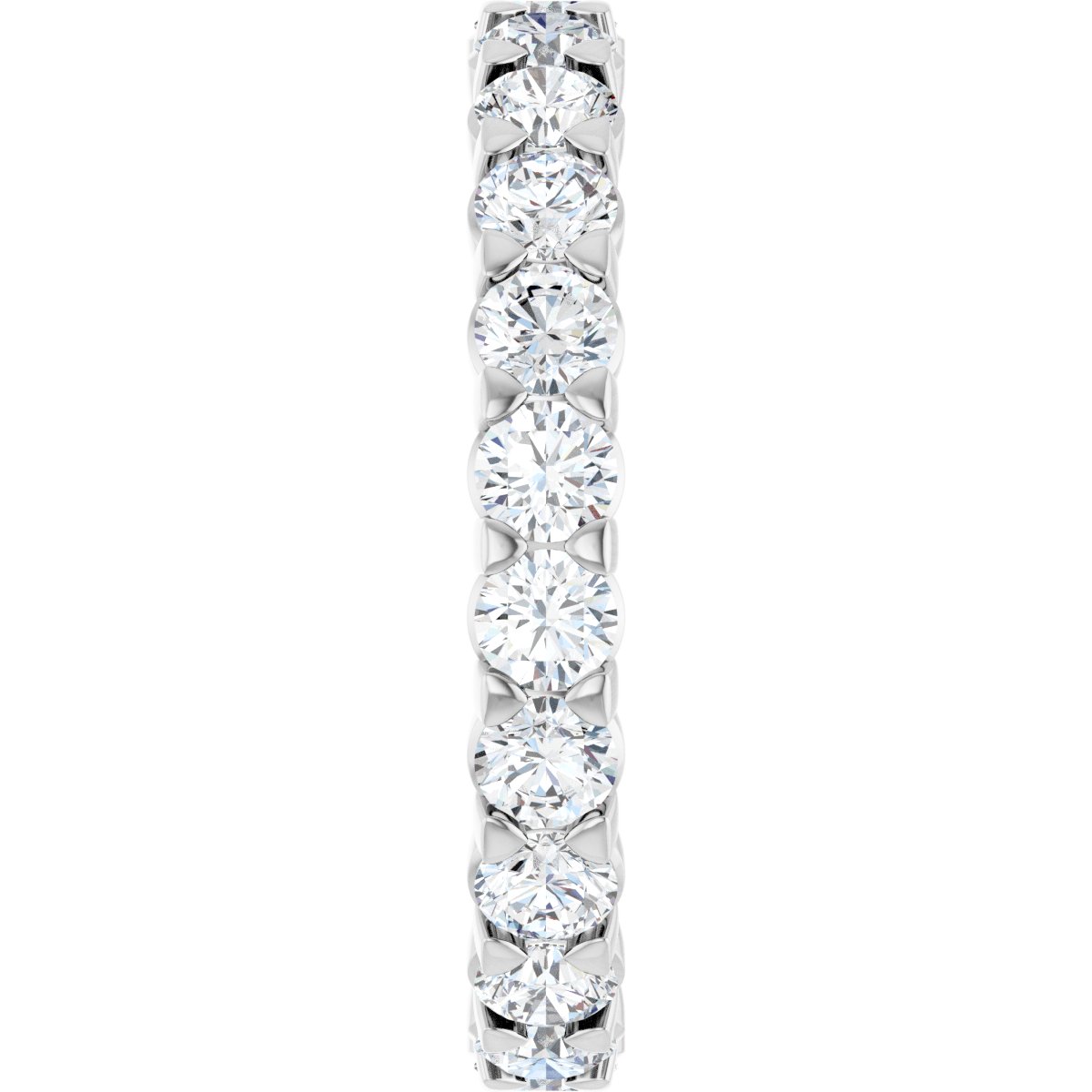 1 3/4 Ctw Lab-Grown Diamond Eternity Band - White Gold - Lab Grown Diamond