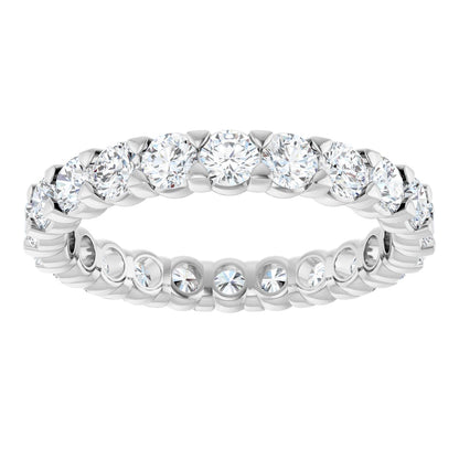1 3/4 Ctw Lab-Grown Diamond Eternity Band - White Gold - Lab Grown Diamond
