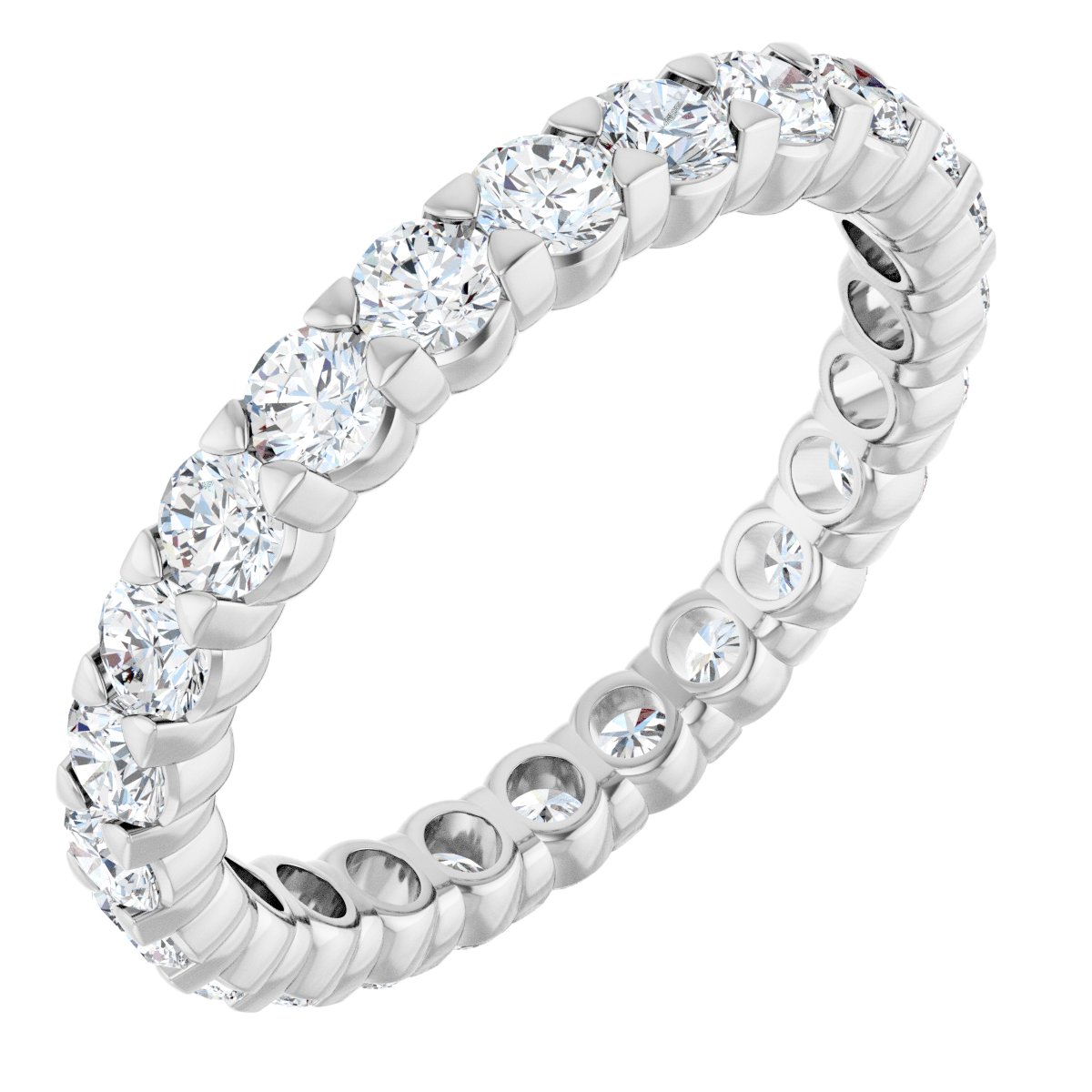 1 9/10 Ctw Lab-Grown Diamond Eternity Band