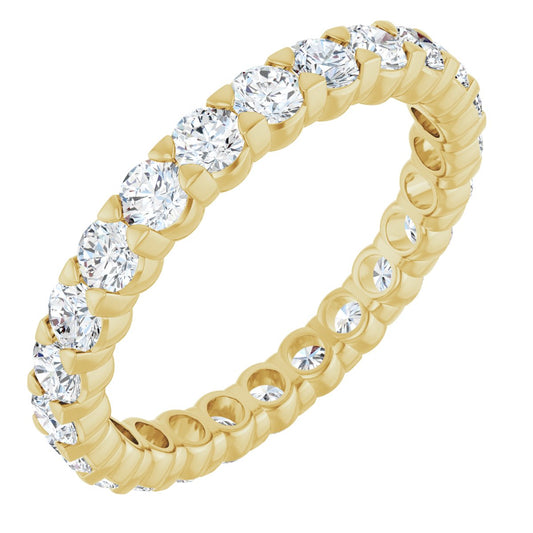 1 9/10 Ctw Lab-Grown Diamond Eternity Band