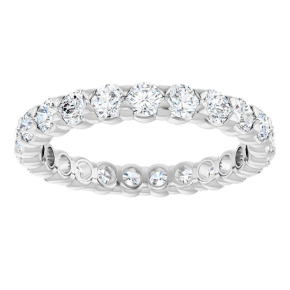 1 7/8 Ctw Lab-Grown Diamond Eternity Band - White Gold - Lab Grown Diamond