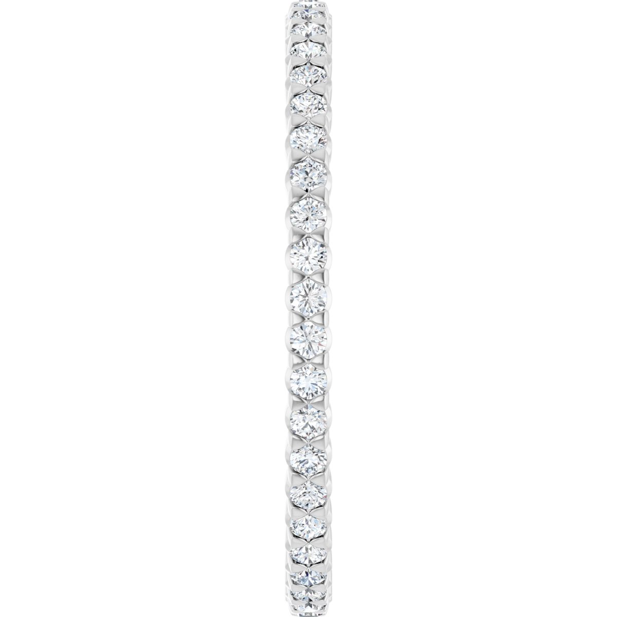 1/2 Ctw Lab-Grown Diamond Eternity Band - White Gold - Lab Grown Diamond