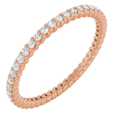 1/2 Ctw Lab-Grown Diamond Eternity Band