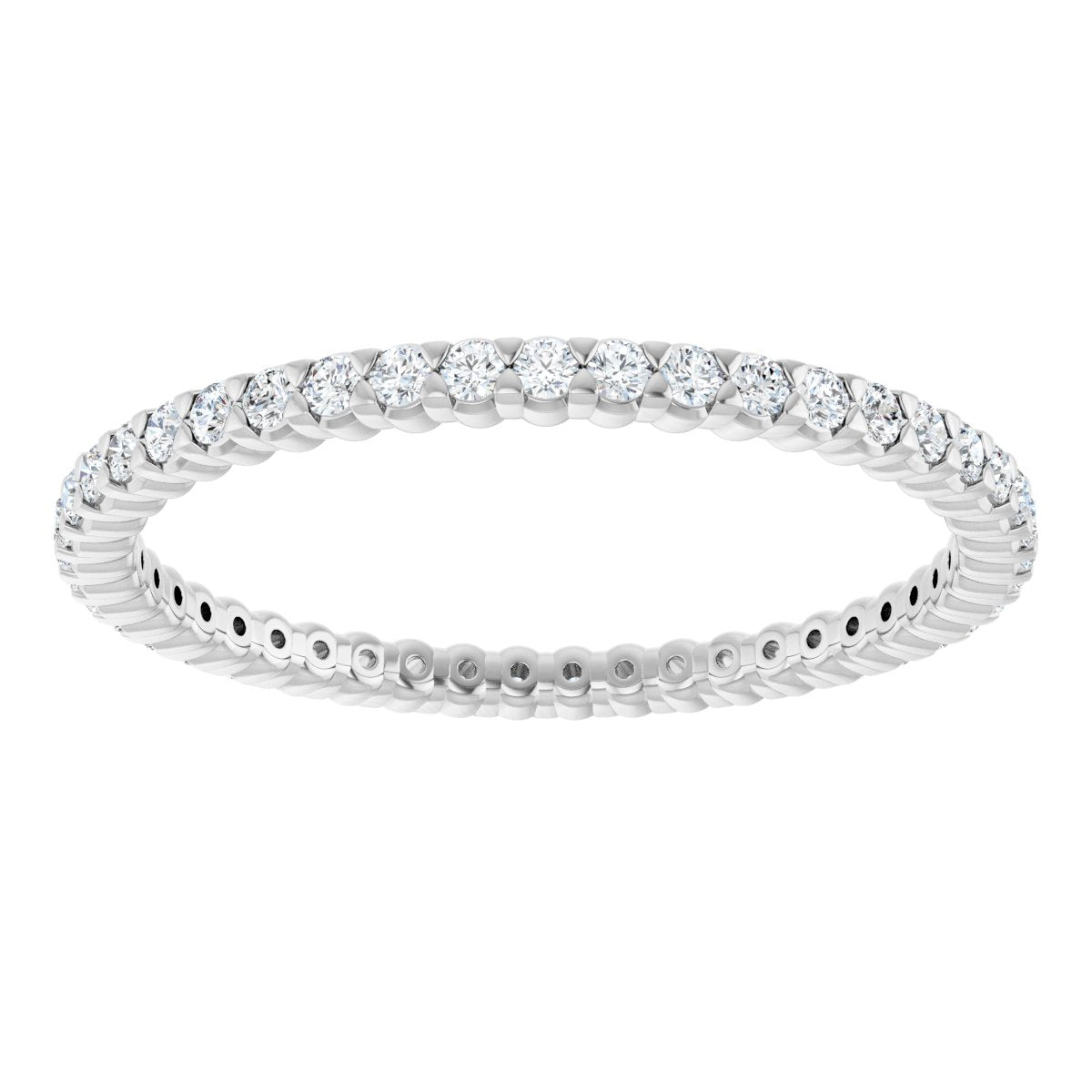 1/2 Ctw Lab-Grown Diamond Eternity Band - White Gold - Lab Grown Diamond