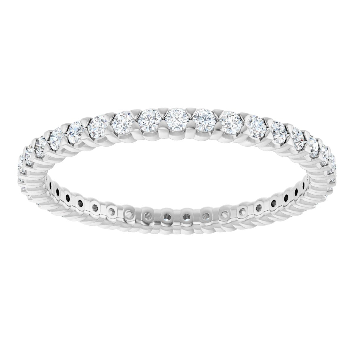 3/8 Ctw Lab-Grown Diamond Eternity Band - White Gold - Lab Grown Diamond