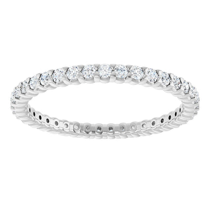 3/8 Ctw Lab-Grown Diamond Eternity Band - White Gold - Lab Grown Diamond