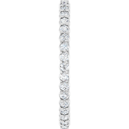 3/8 Ctw Lab-Grown Diamond Eternity Band - White Gold - Lab Grown Diamond