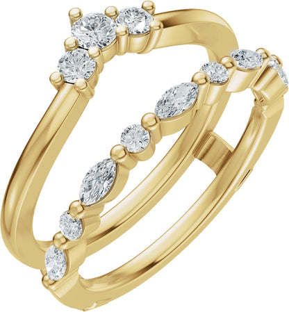 1/2 Ctw Lab-Grown Diamond Ring Guard