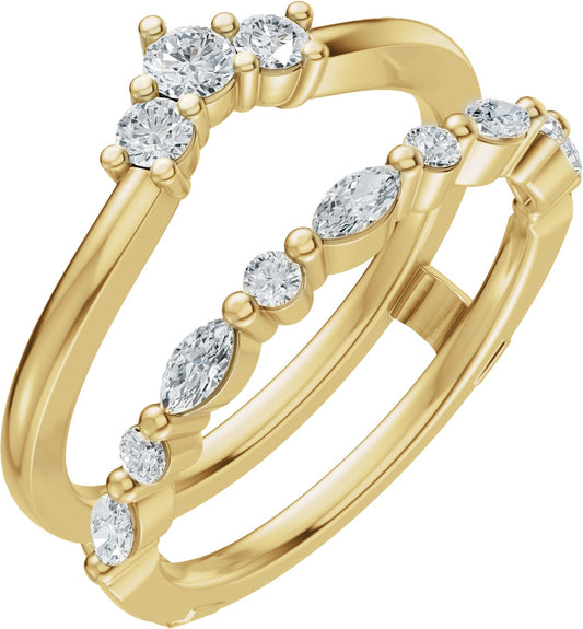 1/2 Ctw Lab-Grown Diamond Ring Guard